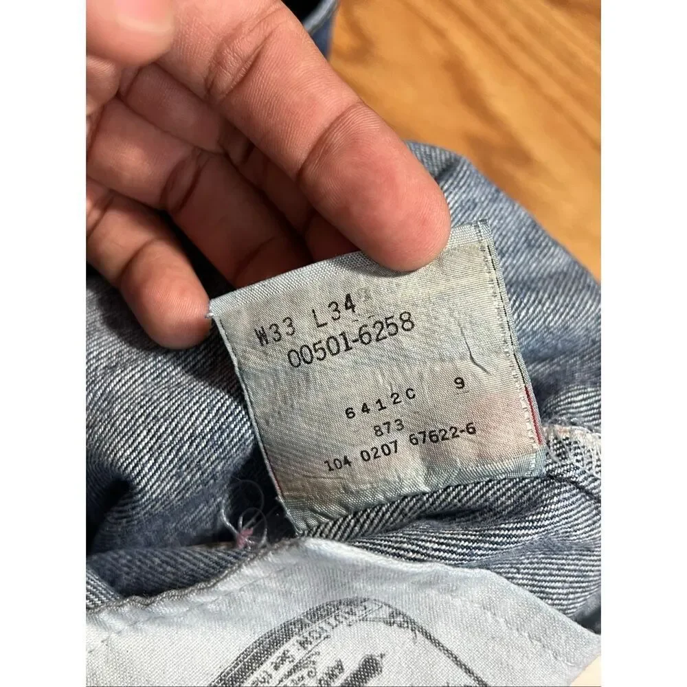 Vintage Levi’s Men’s 501 LVC Selvedge Jeans 33x34